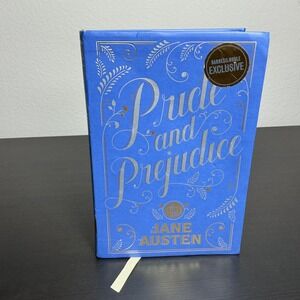Barnes & Noble Pride and Prejudice Jane Austen Blue Leather Collectible Edition